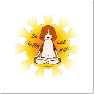 Yoga Dog Shirt, Funny Yoga Shirt, Dog Yoga, Dog Owner Gift, Yoga Dog Gifts, Funny Yoga Gift, Meditation Shirt, Cute Dog Shirt Posters and Art